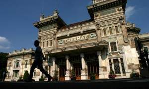 SALSOMAGGIORE TERME (PARMA). LE TERME BERZIERI, IN STILE LIBERTY